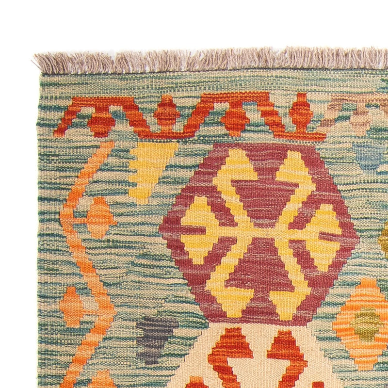 Tapis Kelim - Splash - 154 x 102 cm - multicolore