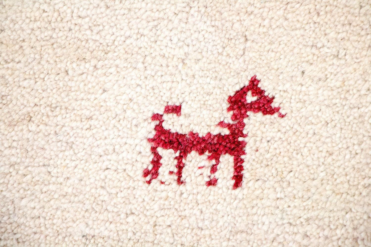 Tapis Gabbeh - Indus - 240 x 170 cm - beige