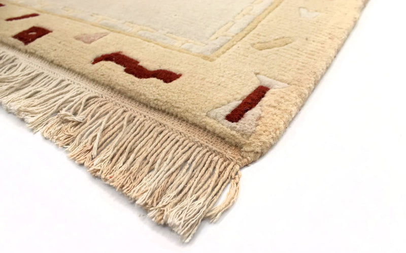 Tapis Népalais - 140 x 70 cm - beige