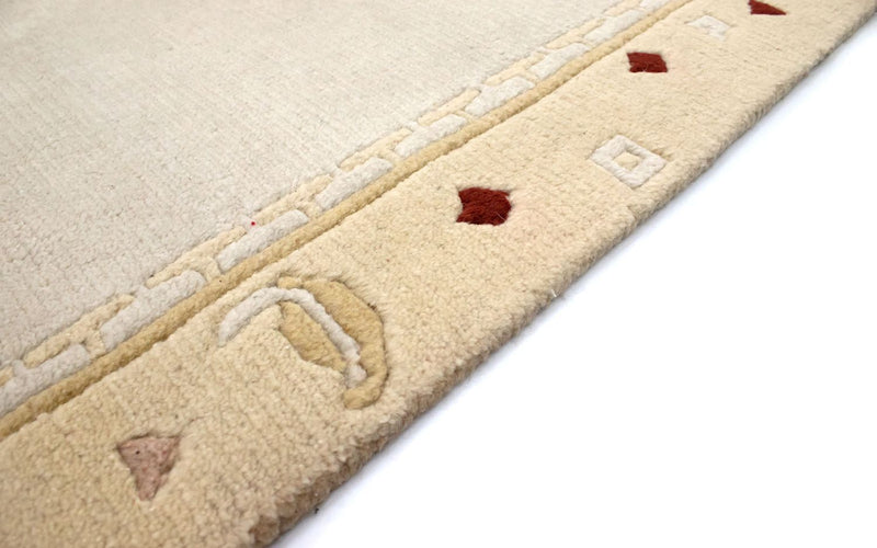 Tapis Népalais - 140 x 70 cm - beige