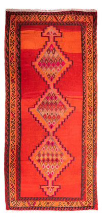 Tapis de couloir Tapis Kelim - Vieux - 380 x 180 cm - multicolore