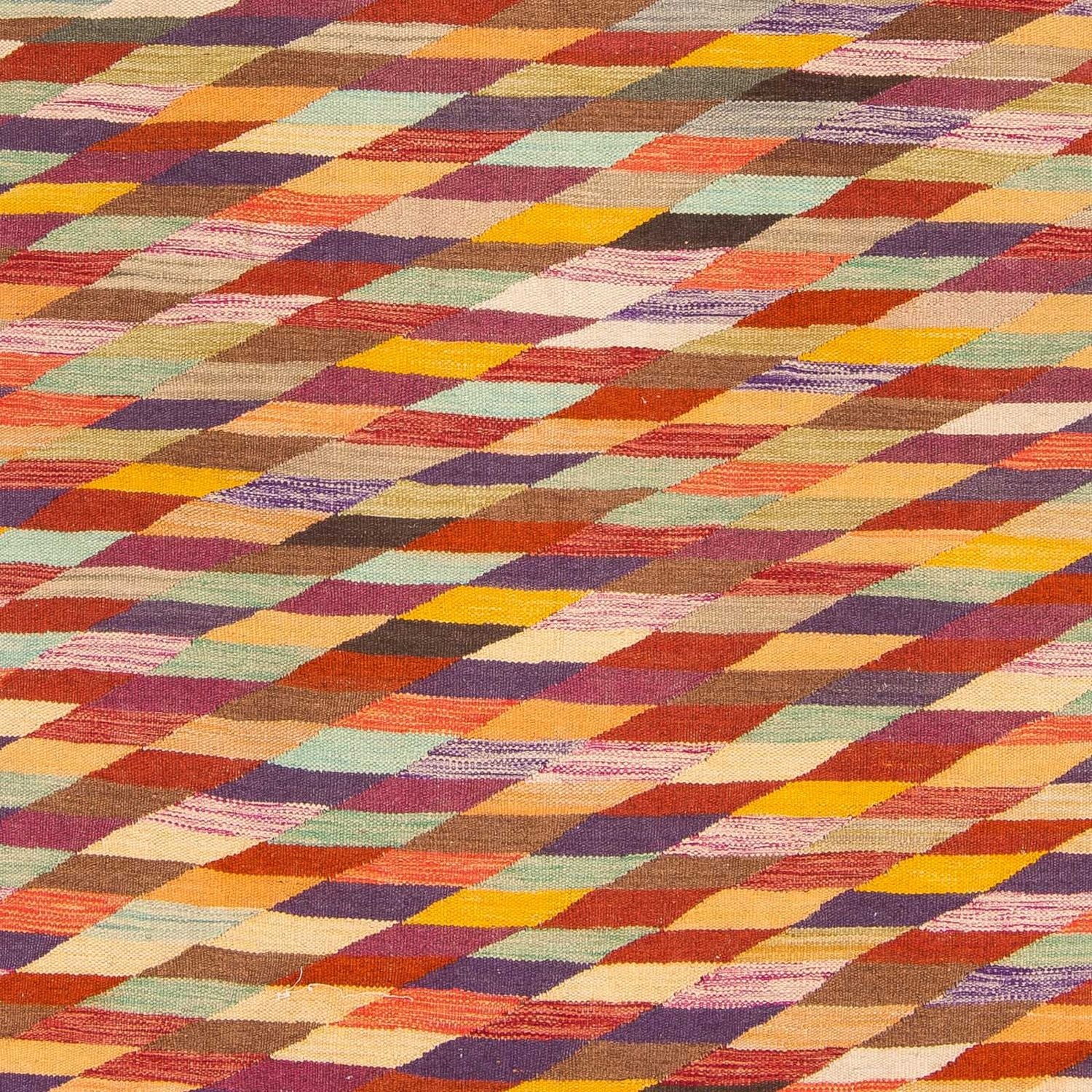 Tapis Kelim - Tendance - 215 x 166 cm - multicolore