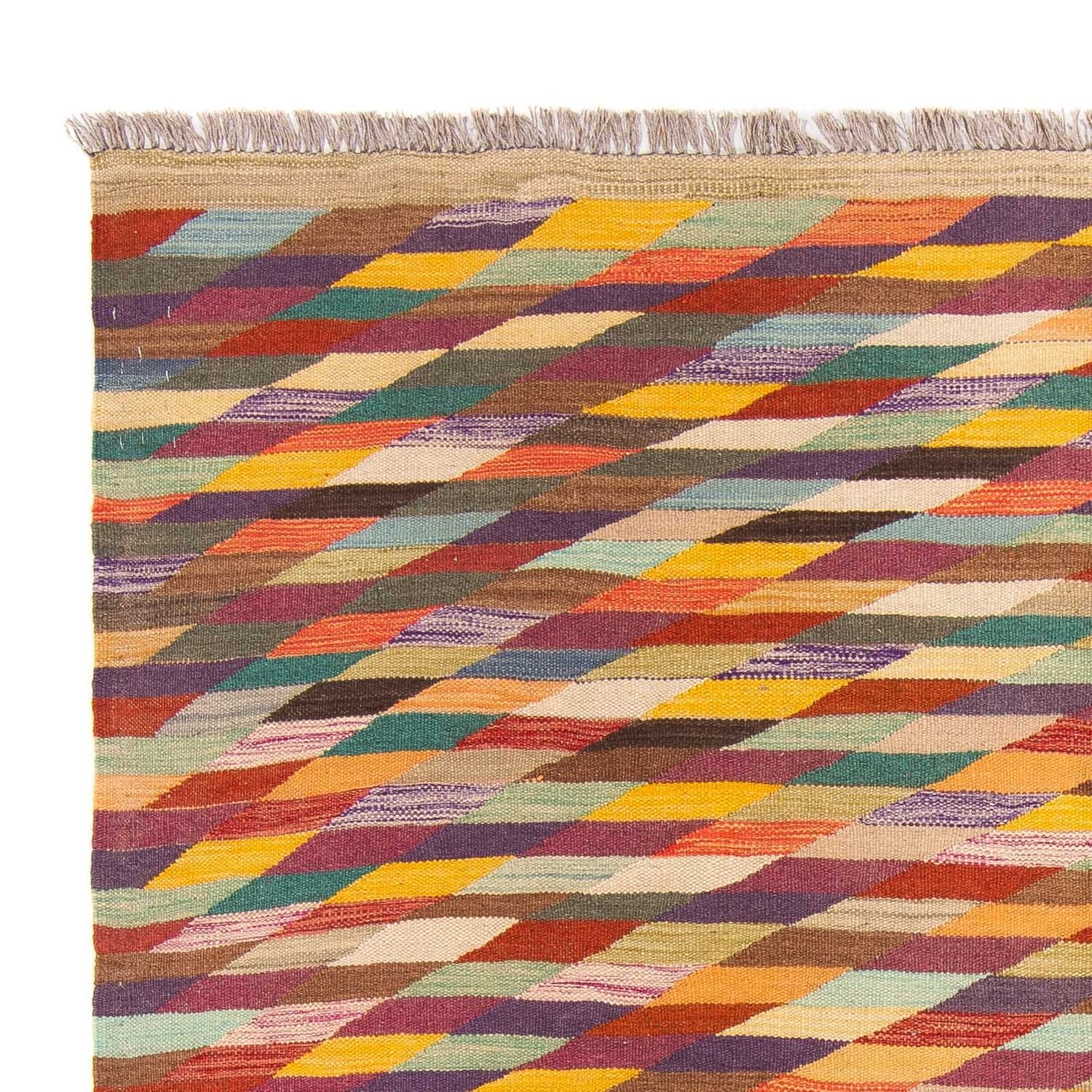 Tapis Kelim - Tendance - 215 x 166 cm - multicolore