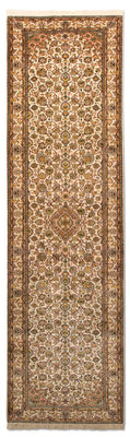 Tapis de couloir Tapis en soie - Soie du Cachemire - 301 x 79 cm - multicolore