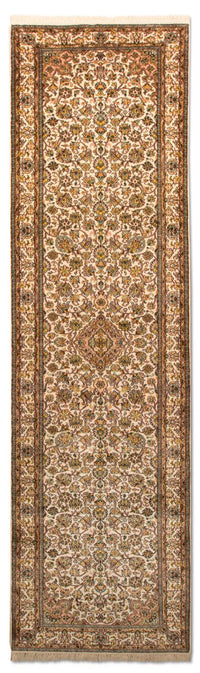 Tapis de couloir Tapis en soie - Soie du Cachemire - 301 x 79 cm - multicolore