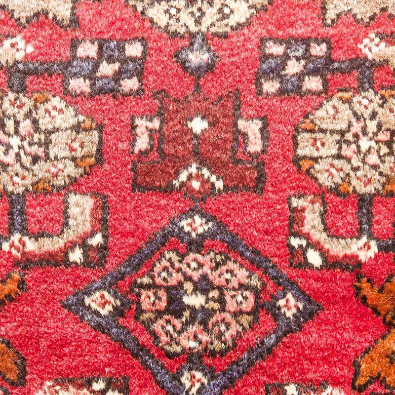 Tapis de couloir Tapis persan - Nomadic - 408 x 74 cm - rouge