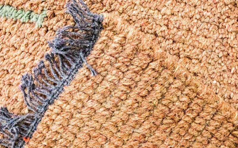 Tapis Népalais - 140 x 70 cm - marron