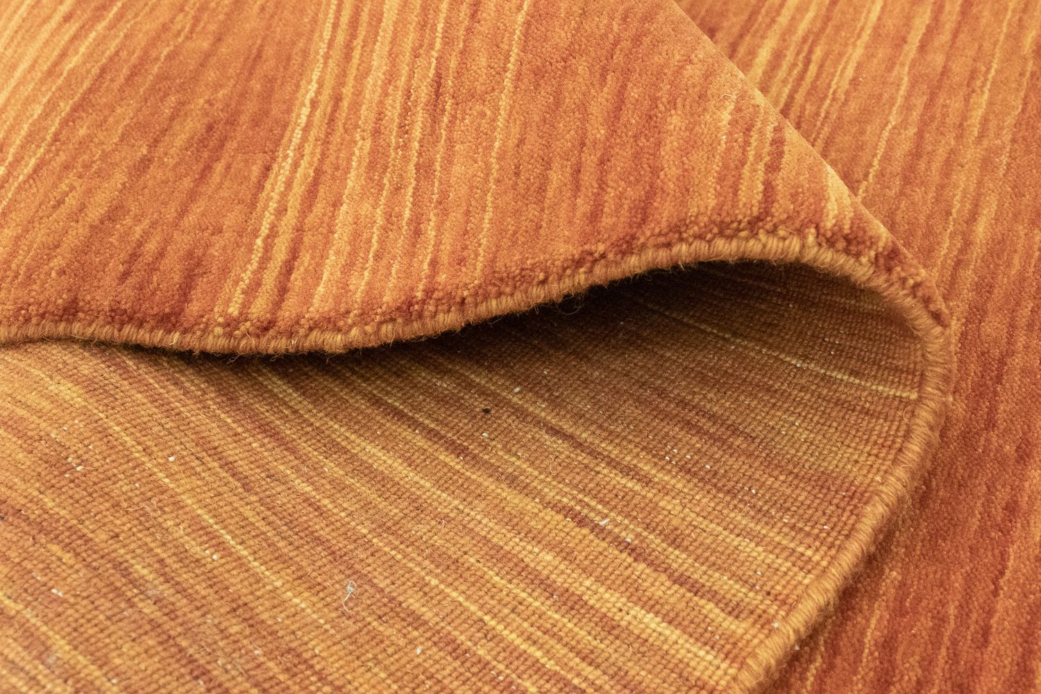 Tapis de couloir Tapis en laine - 295 x 75 cm - orange