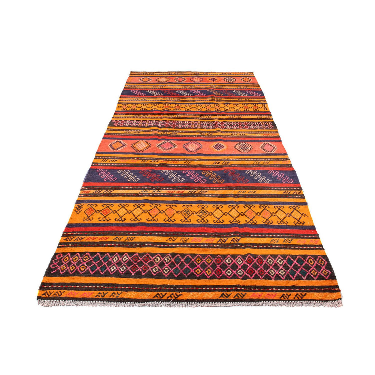 Tapis Kelim - Vieux - 220 x 150 cm - multicolore