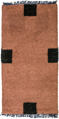 Tapis Népalais - 140 x 70 cm - marron