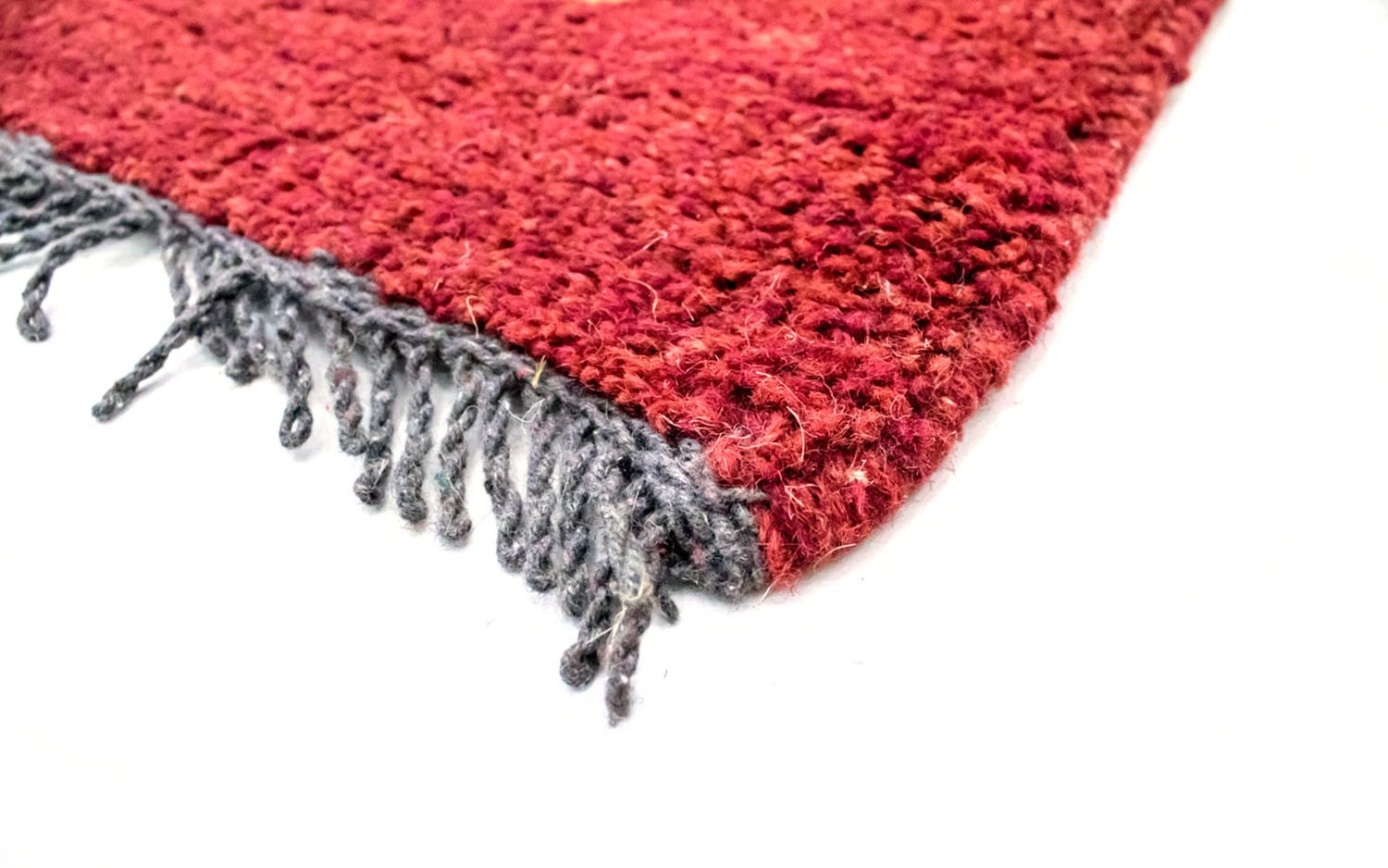Tapis Népalais - 140 x 70 cm - orange
