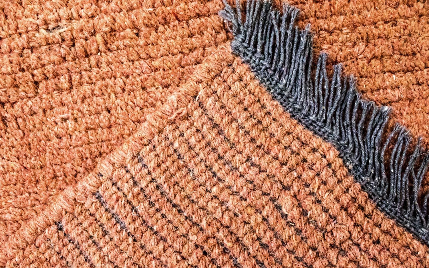 Tapis Népalais - 140 x 70 cm - marron