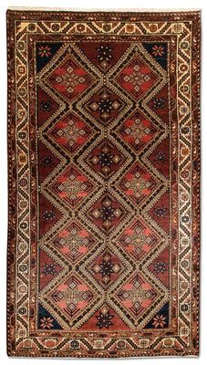 Tapis persan - Nomadic - 309 x 159 cm - multicolore