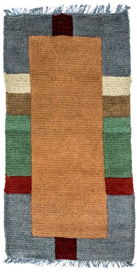 Tapis Népalais - 140 x 70 cm - multicolore