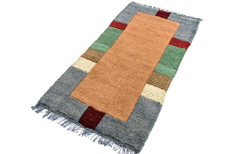 Tapis Népalais - 140 x 70 cm - multicolore