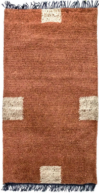 Tapis Népalais - 140 x 70 cm - marron