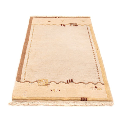 Tapis Népalais - 140 x 70 cm - beige