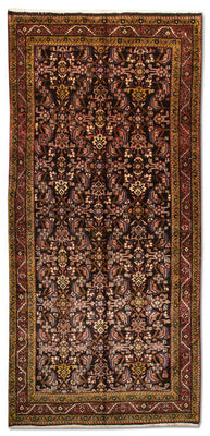 Tapis de couloir Tapis persan - Nomadic - 321 x 140 cm - bleu