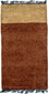 Tapis Népalais - 140 x 70 cm - marron