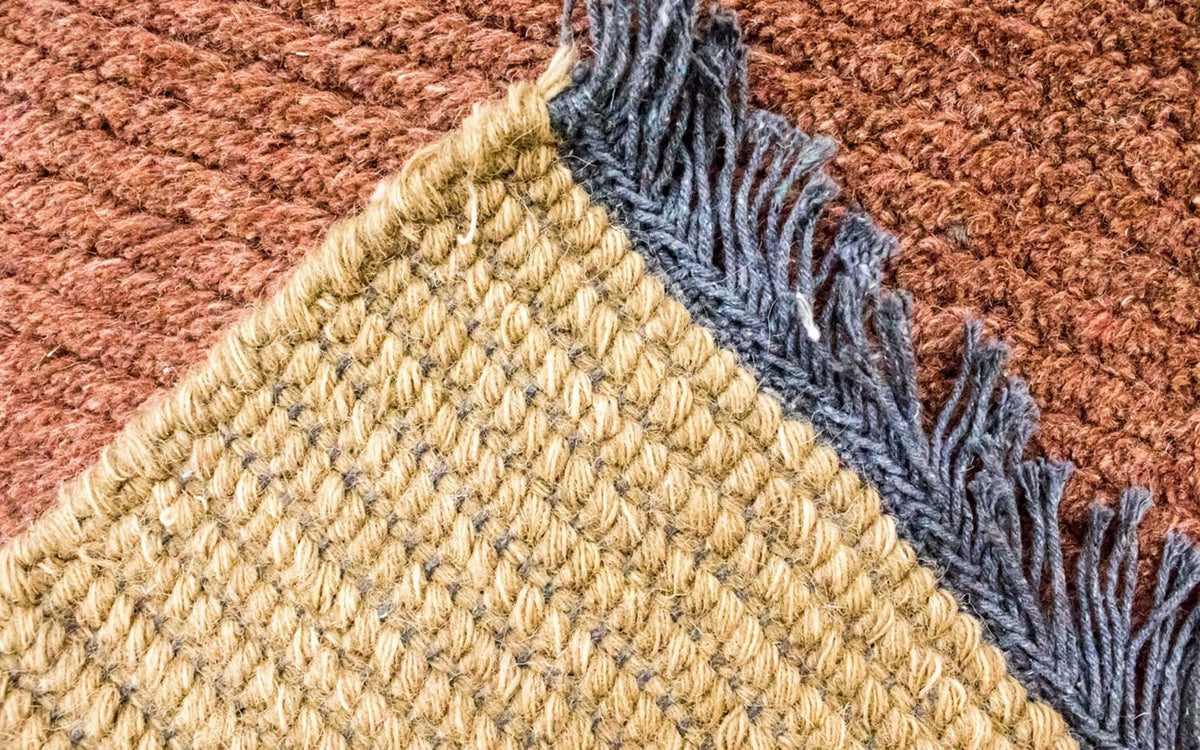 Tapis Népalais - 140 x 70 cm - marron