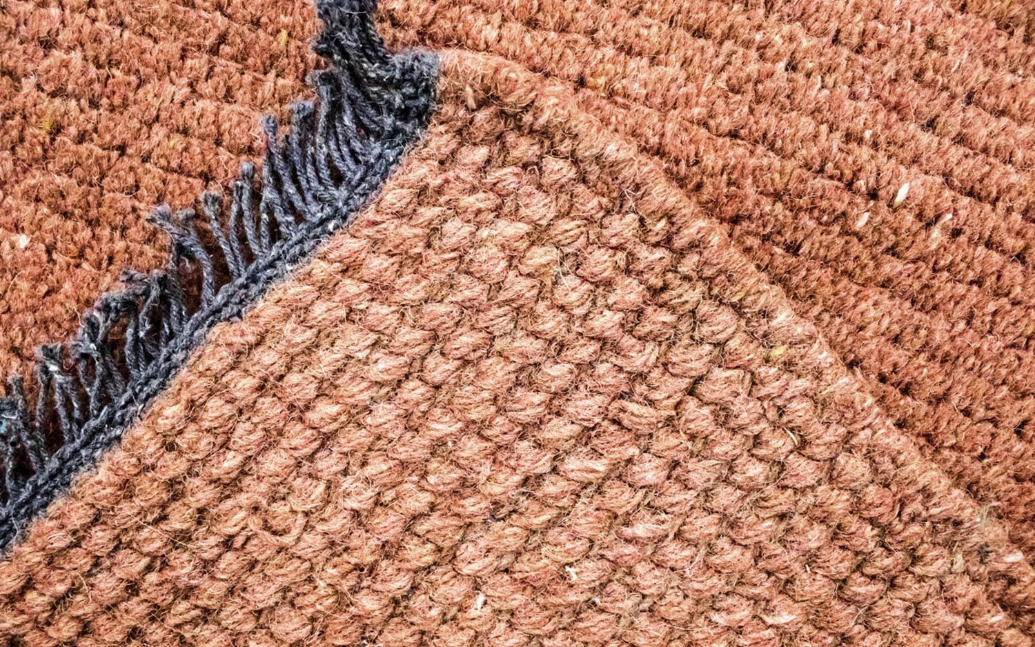 Tapis Népalais - 140 x 70 cm - marron