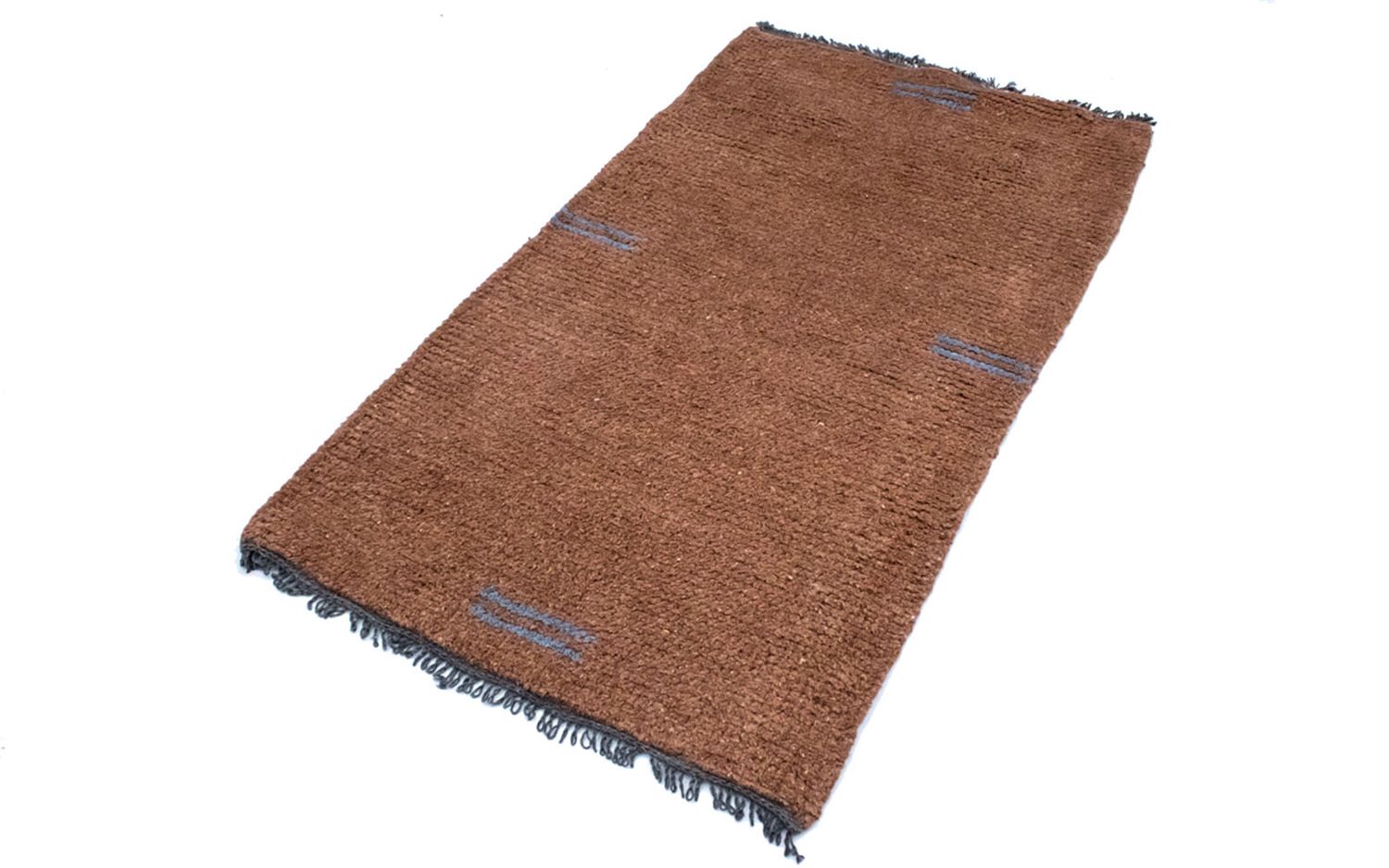 Tapis Népalais - 140 x 70 cm - marron