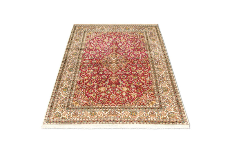 Tapis en soie - Soie du Cachemire - 218 x 157 cm - rouge