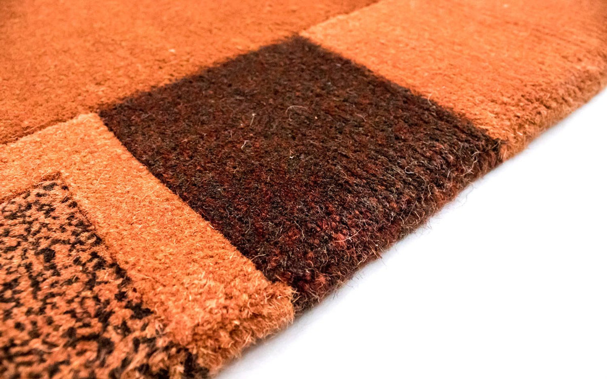 Tapis Népalais - 157 x 90 cm - terracotta