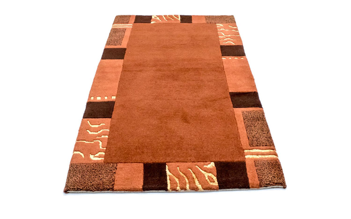 Tapis Népalais - 157 x 90 cm - terracotta