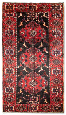 Tapis persan - Nomadic - 302 x 153 cm - bleu