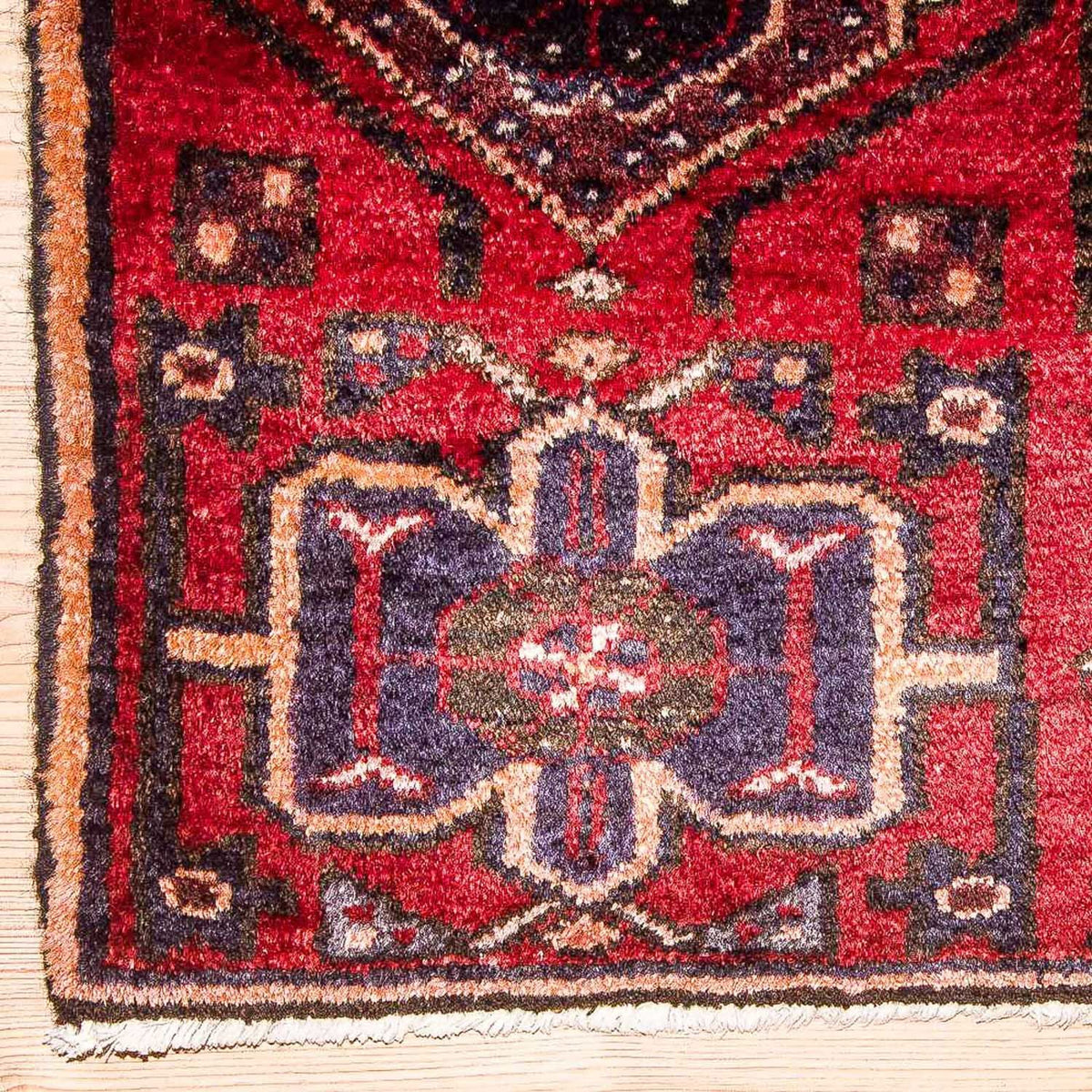 Tapis persan - Nomadic - 302 x 153 cm - bleu