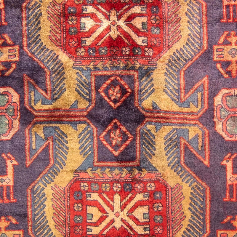 Tapis de couloir Tapis persan - Nomadic - 298 x 148 cm - rouge