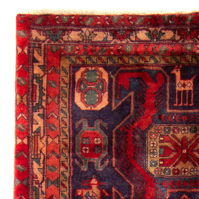 Tapis de couloir Tapis persan - Nomadic - 298 x 148 cm - rouge