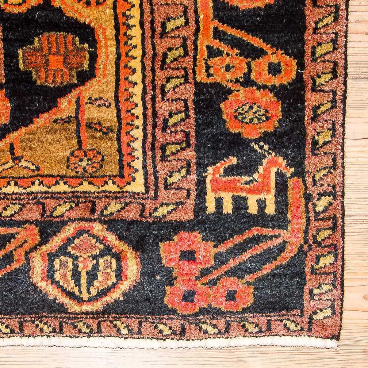 Tapis persan - Nomadic - 300 x 150 cm - bleu