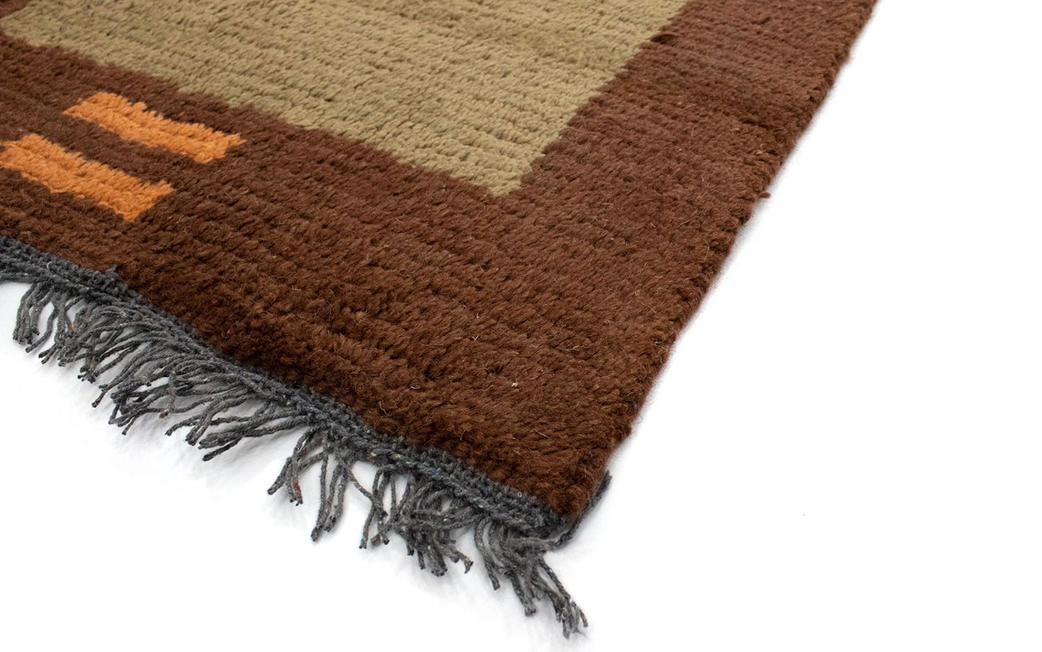 Tapis Népalais - 140 x 70 cm - marron