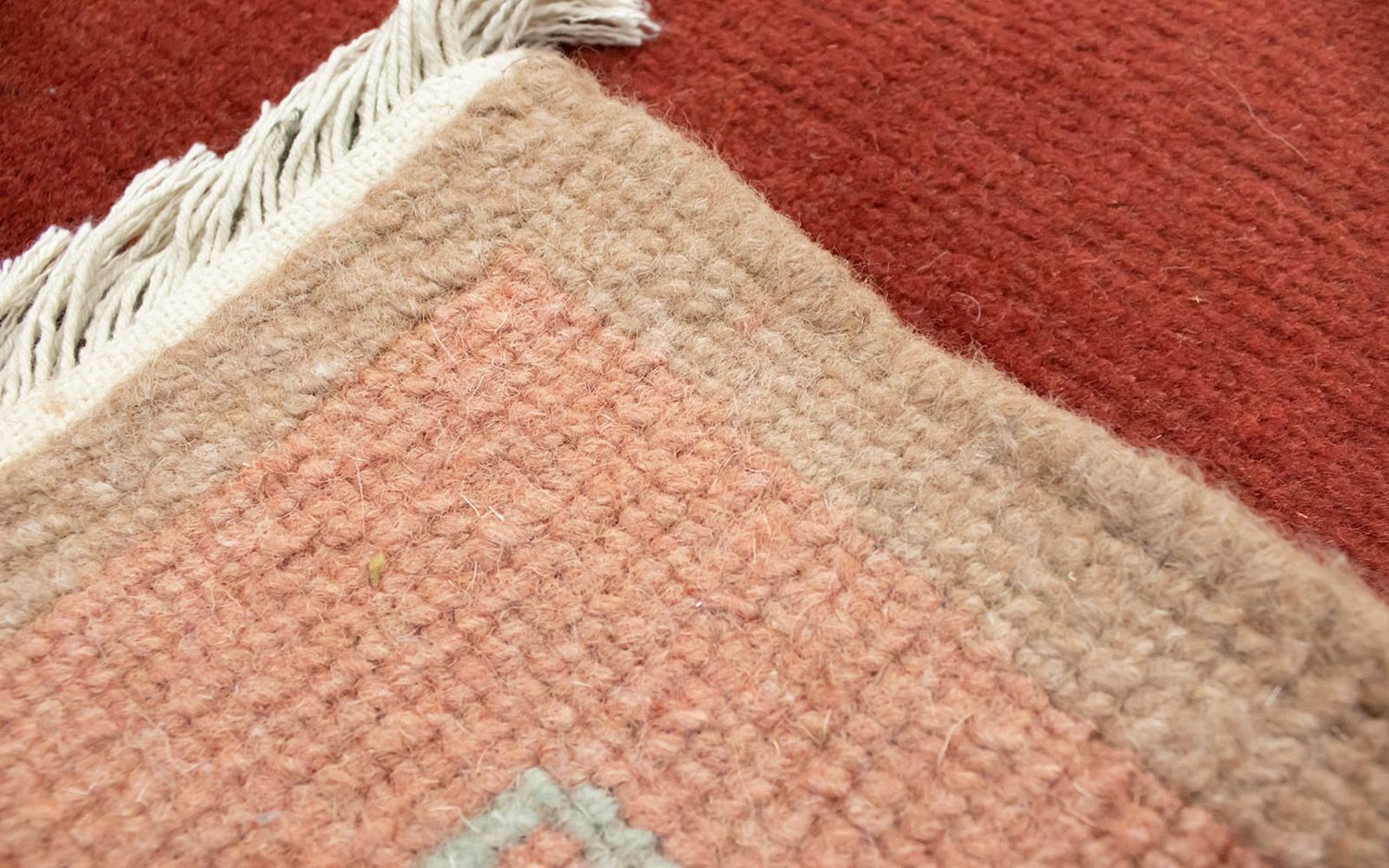 Tapis Népalais - 140 x 70 cm - orange