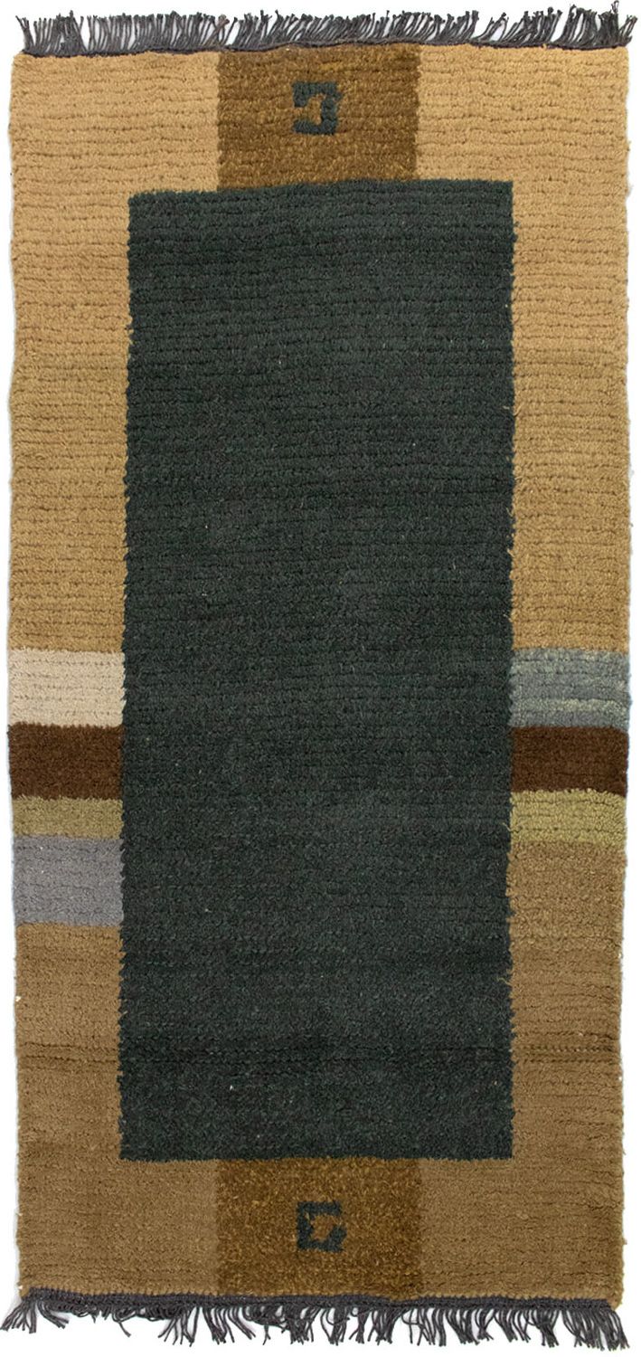 Tapis Népalais - 140 x 70 cm - bleu