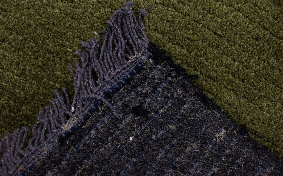 Tapis Népalais - 140 x 70 cm - vert