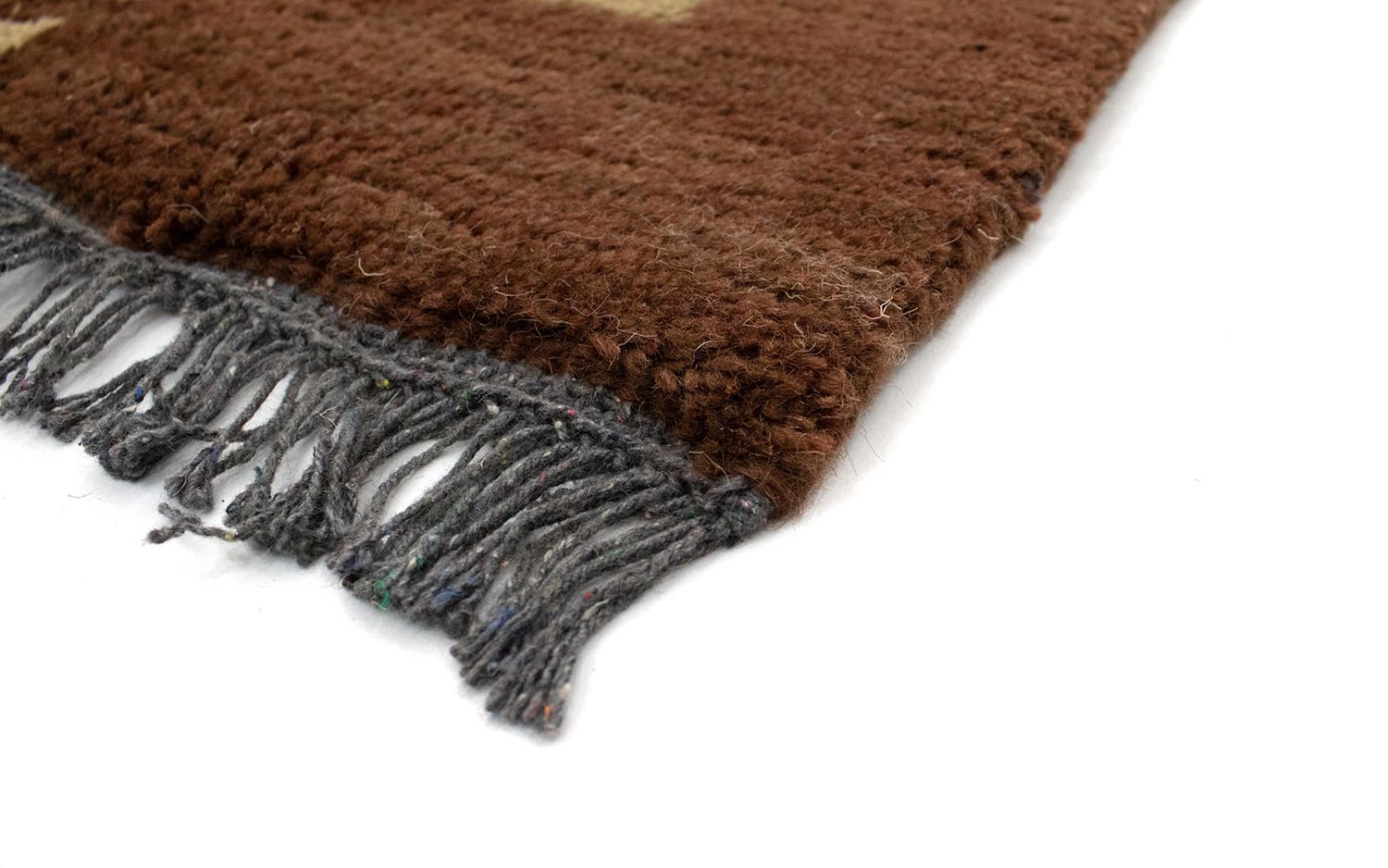 Tapis Népalais - 140 x 70 cm - marron