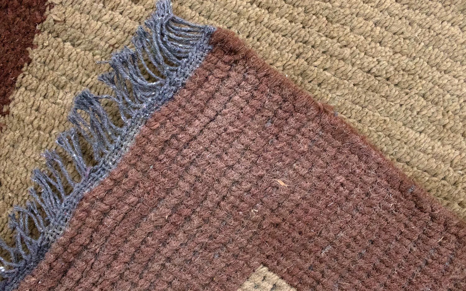 Tapis Népalais - 140 x 70 cm - marron