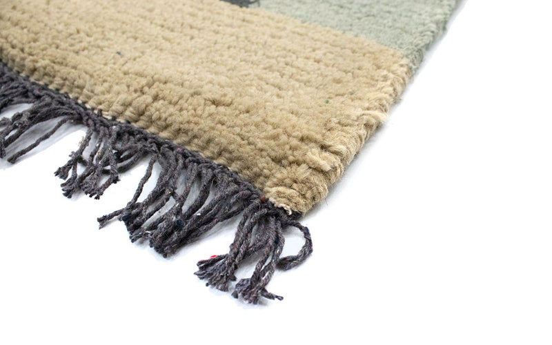 Tapis Népalais - 140 x 70 cm - vert