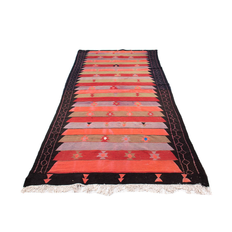 Tapis de couloir Tapis Kelim - Vieux - 330 x 135 cm - multicolore