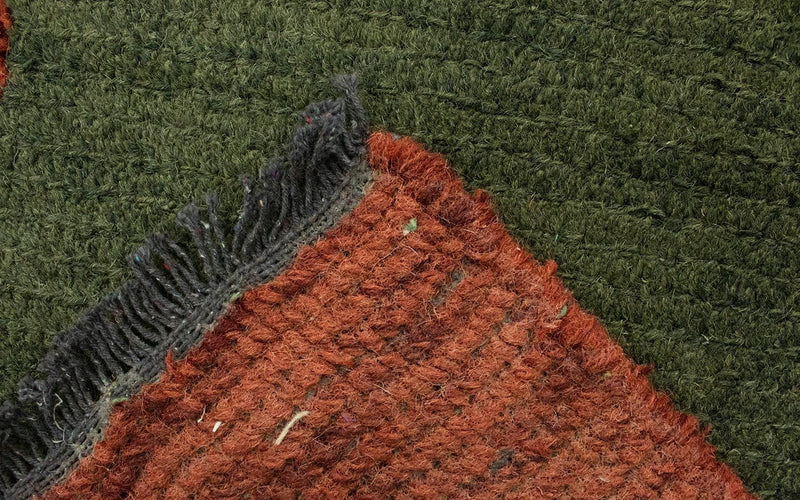 Tapis Népalais - 140 x 70 cm - vert