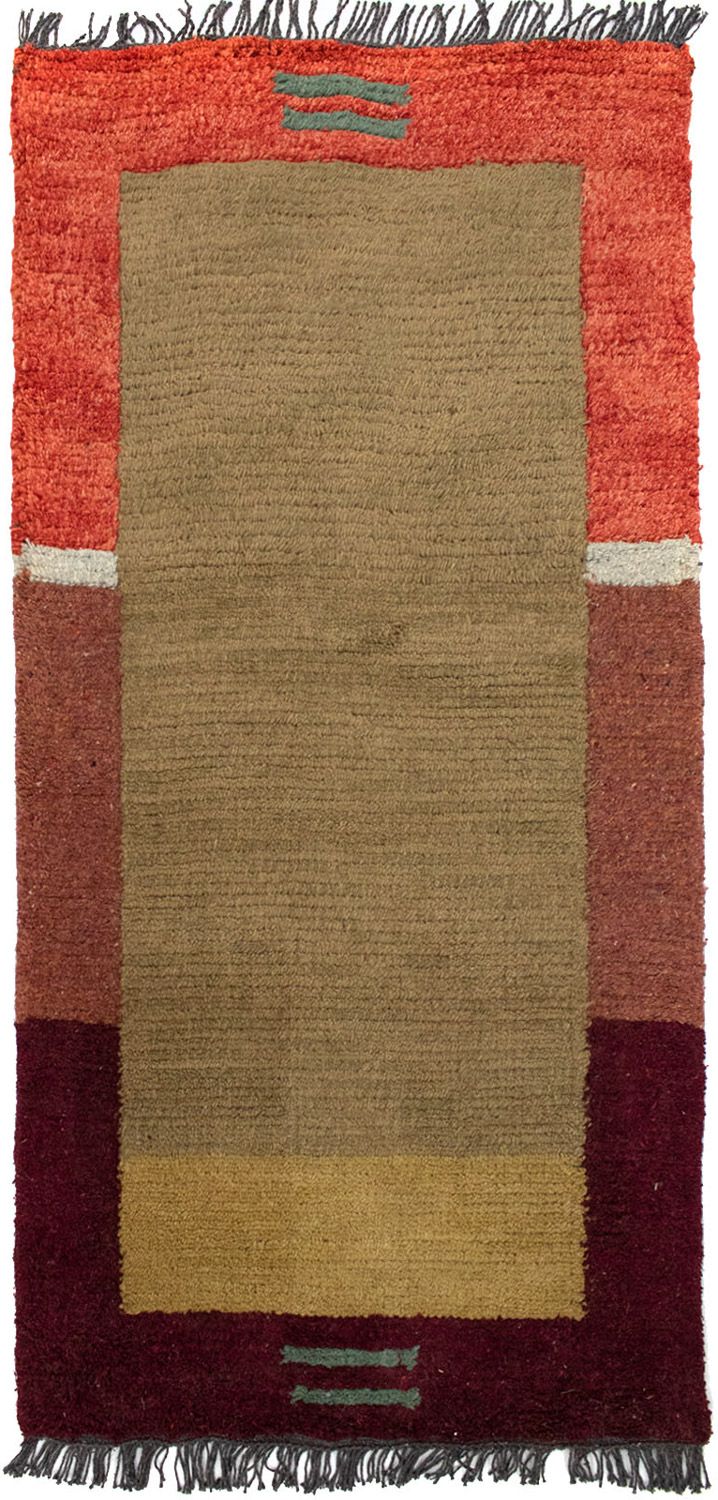 Tapis Népalais - 140 x 70 cm - marron