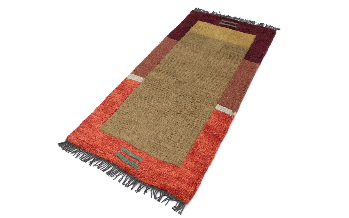 Tapis Népalais - 140 x 70 cm - marron