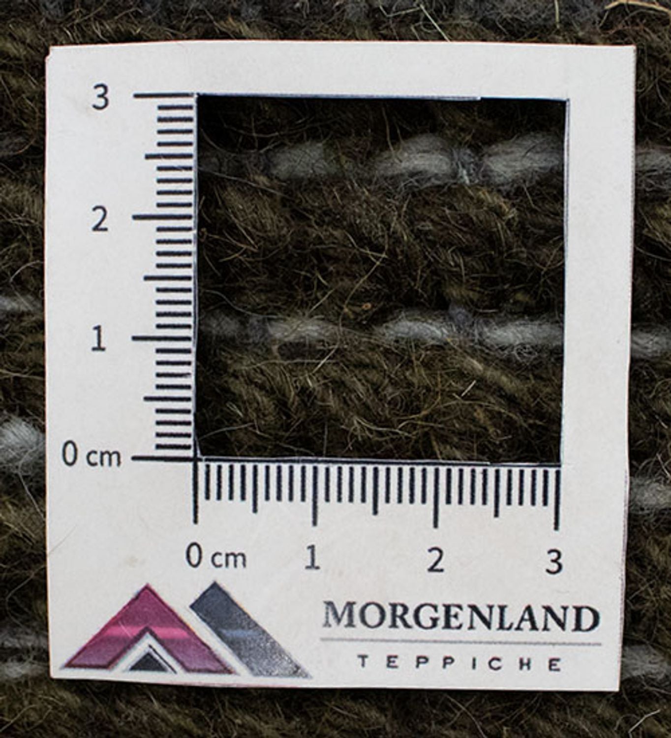 Tapis Népalais - 140 x 70 cm - vert foncé