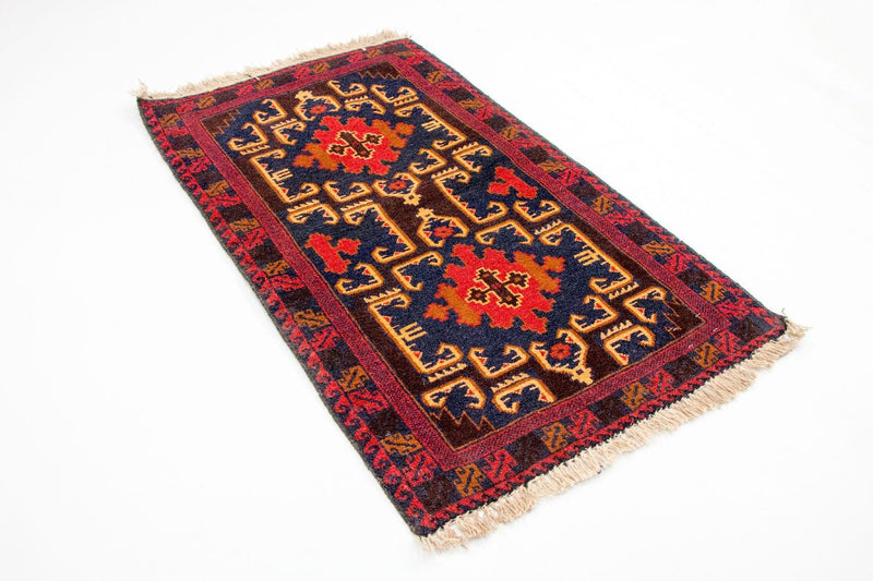 Tapis Belutsch - 142 x 85 cm - multicolore