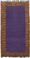 Tapis Népalais - 140 x 70 cm - violet