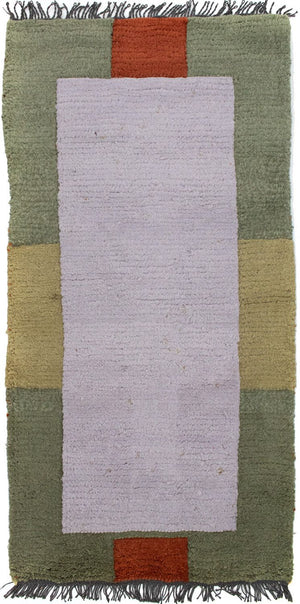 Tapis Népalais - 140 x 70 cm - beige