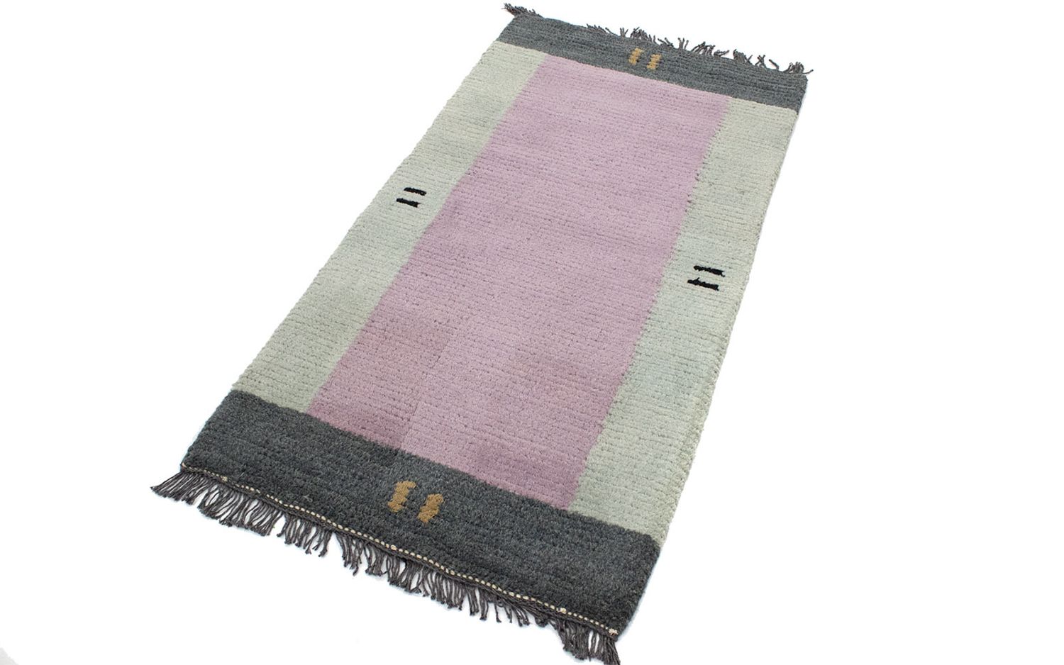 Tapis Népalais - 140 x 70 cm - rose